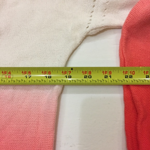 Coral Tie Dye Oversized 100%Cotton Sweater - Picture 4 of 4